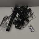 Christmas Tree Lights with 202 LEDs, 6 FT Remote Control Christmas Lights with 8 Lighting Modes, IP67 Waterproof Outdoor Decorations for Outside Indoor Yard Porch (Multicolor)