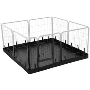 PJYuCien Rectangle Dog Playpen Bottom Pad - Fits 8 Panels 24" Width Metal Dog Pen -48"x48" Size 600D Oxford Cloth Waterproof Playpen Bottom Pad (Note:No Playpen)