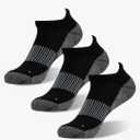 FOOTPLUS Copper Compression Socks,Unisex Cushioned Sole Arch Support Athletic Ankle/Crew Running Hiking Socks