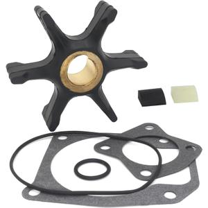 QuickMarine 0396725 Boat Water Pump Impeller Service Kit for Johnson Evinrude 40-75 HP Outboard Motors replaces 396725 Sierra 18-3053 Marine Engine