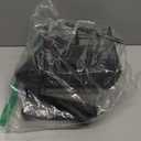 Tea Bag Organizer Box - Wooden Tea Bag Storage with 2 Drawers, Holder & Dispenser for Kitchen Countertop, Office, Tea Station (Black)