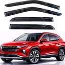 KPY Rain Guards Fit for 2021-2024 Hyundai Tucson, Out-Channel Window Visors Vent Wind Deflectors 4PC, Car Accessories for 21-24 Tucson