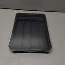 Aujen Silverware Organizer - Expandable Kitchen Drawer Organizer, Adjustable Utensil Organizer, Cutlery Tray for Forks, Knives, Multipurpose Kitchen Organizers and Storage Solution, Black, Medium