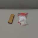 Honoson 100 Set Bookmark Holders Gift Set Kraft Paper Bookmark Sleeves Transparent Self Adhesive Bag DIY Blank Cover Display Cards for Wrapping Small Business Supplies Reading Party Favor