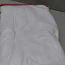 72 Inches Christmas Tree Skirt - Vonhen White Faur Fur Xmas Tree Skirts for Christmas Tree Holiday Party Decorations with Sequin Silver Snowflakes