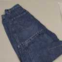 Womens Baggy Boyfriend Jeans Vintage Wide Leg Mid Rise Barrel Denim Ankle Pants Cropped Jeans (Medium, Blue)