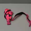 LED Light Up Dog Vest Harness Rechargeable, Soft Padded, Adjustable & Reflective, Waterproof, Glow Dark Dog Light Harness for Camping Night Safety Walking, Large Pink (L Neck+Chest144cm(57"))