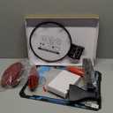 Indoor Basketball Hoop for Kids with Led Lights Mini Basketball Hoop with Remote Control Over The Door Basketball Hoops with Scoreboard Basketball Toys for 4-12 Year Old Boys Girls