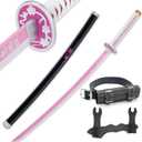 Cold Blade Anime Sword - 41 inches Anime Katana Replica with Belt and Stand - Durable Sword Perfect for Cosplay - Sword with Authentic Design, F- Kanao