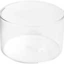 Small Glass Bowls Ice Cream Cup Mousse Cup, Transparent Glass Dessert Tray DIY Round Shaped Pudding Cup