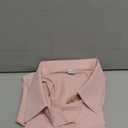 siliteelon Button Down Shirts for Women Slim fit Long Sleeve Stretch Dress Shirts Work Shirt Wrinkle Free Office Blouses (Medium, Pink)