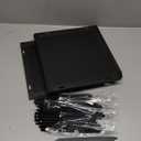 Vertical Shoe Rack - Tall Narrow Shoe Rack Organizer for Small Spaces,5 Tier Bamboo Shoen Shelf for Entryway,Closet,Corner,Doorway,Skinny Shoe Shelf Space Saving Shoe Storage,Free Stackable DIY (Black)