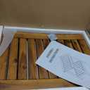 Upolana 20" Teak Shower Bench with Storage Shelf, Indoor & Outdoor Use