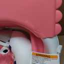 Collapsible Baby Bathtub for Newborn, Foldable Baby Bath Tub with Thermometer & Soft Floating Cushion & Drain Hole, Portable Travel Infant Bath Tubs for Newborns to Toddler 0-36 Months Girl, Pink