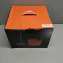 Spin Mop & Tear Drop Bucket Set with 3 Pads - Dual Compartment Design for Clean & Dirty Water, 360 Swivel Mop Head, Built-in Scrubbing Brush, Stainless Steel Handle