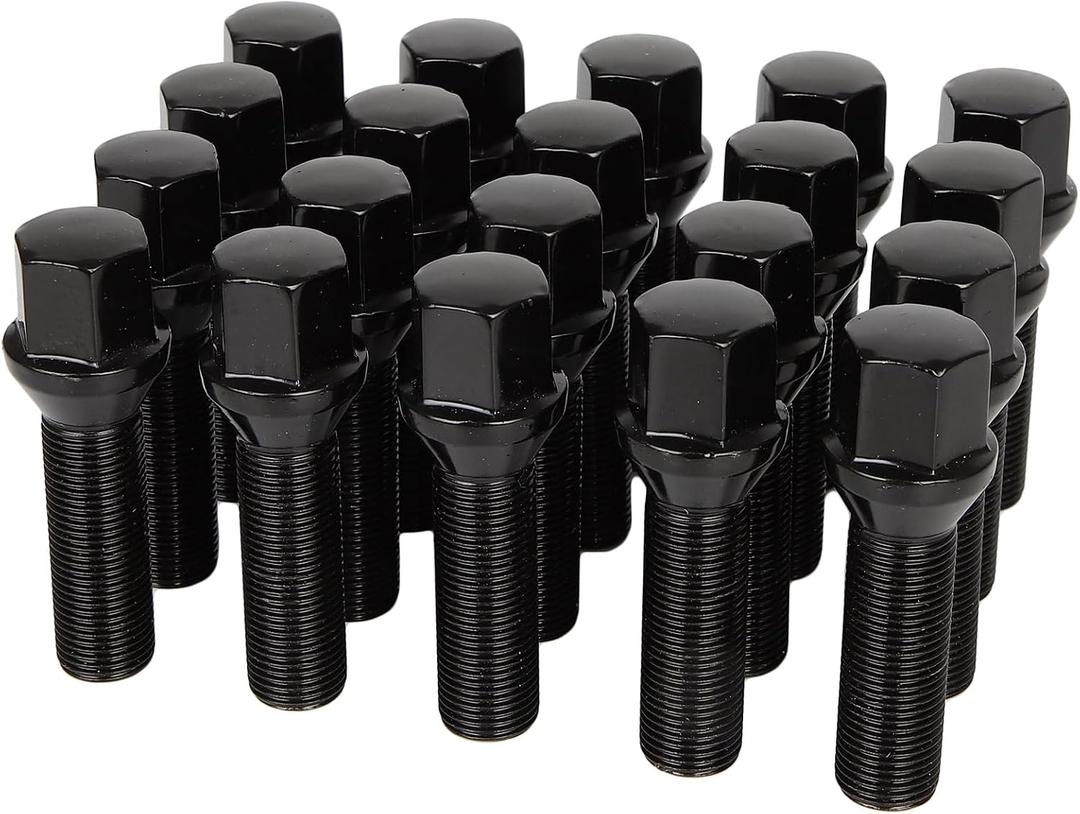 ECCPP 14x1.25 Wheel Lug Bolts, 20PCS 64mm Over tall/40mm Shank 60 Studs Set fit for 2014-2019 for BMW for 220i/2014-2016 for BMW for 228i/2015-2016 for BMW for 228i xDrive/2017-2020 for BMW for 230i