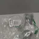 5 Slots Wall Mount Toothbrush Holder with Cover, Self Adhesive Toothbrush Storage Organizer for Shower, Toothpaste & Toothbrush Hanger for Bathroom, Medicine Cabinet, Dorm (Gray Large)