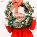 16 Pcs Christmas Berry Stems,7.8 Inch Artificial Champagne Christmas Ornaments Christmas Tree Decor,Xmas Tree Filler Decorations Glitter Berry Stems for DIY Xmas Wreath Wedding Party Decor