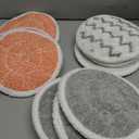 Pmosata Rotating Mop Replacement Pads Compatible with Bissell Spin-Wave 3897A 3712C 3712W SmartSteam Scrubbing Steam Mop, Spinwave Mop Pads 12 Pack