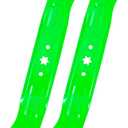 942 04244a High Lift Blades Fit for 46 inch Cub Cadet XT1-LT46 XT2-LX46 LTX1046 RZT-L46 Troy Bilt MTD Craftsman 46" Deck Lawn Mower Replace 942-04244 742-04244A 942-04290 (2 Pack)