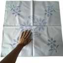3 x Mexican Embroidery Napkins, Set of 4, 70 cm x 70 cm (27 in x 27 in), Gabardine Fabric, Assorted Designs, DIY Embroidery (Cross Stitch 27 in)