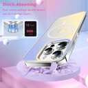 for iPhone 14 Pro Max Case Holographic Iridescent [Compatible with Magsafe] Rainbow Unique Aesthetic Shockproof Phone Cover Girls Women Translucent Protective Case for iPhone 14 Pro Max Cover