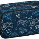 LLCXCSI Boys Travel Toiletry Bag, Kids Waterproof Hanging Dopp Kit, Game Controller Wash Bag with Large Capacity for Travel, Sports, Shower
