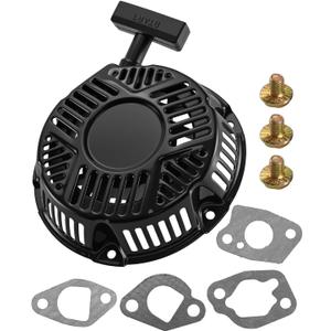 Recoil Starter Assembly Fit for Black Max Ryobi Echo Hart 196cc 212cc Pressure Washer Replace BM803300H, with 4 Gaskets and 3 Bolts