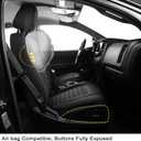 Colorado Seat Covers, Custom fit for 2015-2022 Chevy Colorado Crew Cab Z71 LT ZR2 Work Truck(Full Set, Black)