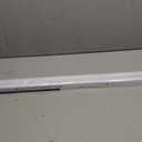 PVC Slide-On Door Bottom | Adjustable Plastic Weatherstrip Door Bottom with Drip Cap | 3 Feet (36-Inch) | for 1 3/4 Doors | White | Fits Gaps 3/8 to 7/8 | Made in The USA