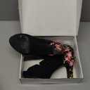 GATUXUS Open Toe Women Platform High Heel Shoes Bows Strappy Sandals. Size 41