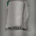 KITCHENAID Fitted Tilt-Head Stand Mixer Cover with Storage Pocket, Quilted 100% Cotton,14.4"x18"x10", White