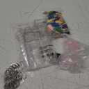 OLYCRAFT 204pcs Mini Cup Keychain Kit Bubble Tea Accessories Set Pendant Charms with Rings Tassels Straws for DIY Earring Making