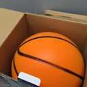 Silent Basketball Size 7-Size 5-Size 3, New Upgraded Weight Grooved Airless Indoor Basketball, Non-derforming Package, Real Feel & Bounce Like Official Ball, Quiet Dribbling Indoor Training (yellow)