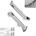 VEVOR Ladder Levler, 11.4 inch Expansion Length Steel Ladder Leveling Tool, Quick Release Pitch Hopper, Stair Ladder Stabilizer Easy to Use,Extension Ladder Accessories for Uneven Ground