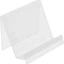 2pcs Transparent Book Stands Display Holders for Vinyl Records Books Albums for Home Organization Showcasing Collections, 9 x 12