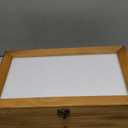 GALHUBIS Watch Box with 10 Slots, 2-Tier Watch Case for Large Dial Watches, Watch Display Case with Lid, Removable Watch Pillows, Gifts for Men Women, Watch Organizer with Drawer, Jewelry Box, Walnut