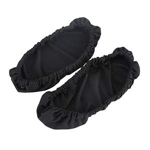 2 Pairs Knitted Elastic Fabric Chair Armrest Covers Office Wheelchair Arm Rest Pad Elbows Forearms Pressure Relief slipcover (Black)