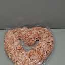 Heart Wreath for Valentine's Day Floral Decoration for Front Door