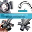 Enhon 10 In 1 Faucet Aerator Key for Sink Faucet Aerator Removal Tool, Screen Removal Tool (Cut Edge & Round), M16.5/M21.5/M22/M24/M28, Ideal Repairs Replacement for Bathroom