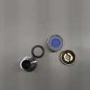 2 Pcs Portable Dishwasher Faucet Adapter, Metal Sink Faucet Aerator Adapter for Dishwasher, 55/64-27 Female and 15/16-27 Male Thread for Kitchen/Bathroom/Rvs, Easy to Install, Chrome