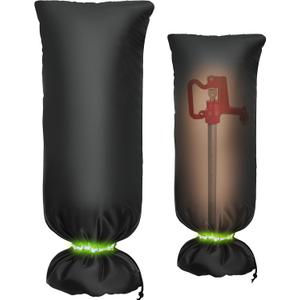 MIXC Outdoor Faucet Covers for Winter Freeze Protection, 15" x 35" Hose Bib Covers for Winter, Reusable Thicker Waterproof Insulated Spigot Cover