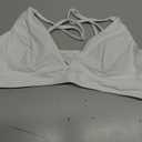 Women's Bikini Top Soild Color Push Up V Neck Bathing Suit Swimsuit Top S