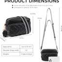 Small Crossbody Purses for Women,Vegan Leather Crossbody Bags Trendy, Quilted Purses for Women | Vegan Leather, | Trendy| Quilted