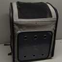 Extra Large Pet Carrier Backpack with Wheels Cats Under 30 Lbs, for Dogs Puppies Rabbits Other Animals Under 25 Lbs, Great for Travel/Hiking/Outdoor Use (Grey)