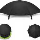 14FT Trampoline Canopy Cover – 4‑Pole Fiberglass Shade Top, UV & Weather Resistant Outdoor Protection, Waterproof Oxford Fabric, Adjustable Buckle Straps