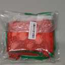 Shintop 50PCS Christmas Organza Gift Bags, 4x6 Inch Drawstring Mesh Treat Bags Small Jewelry Pouch for Candy Party Favors Holiday Decorations (Red Green White)