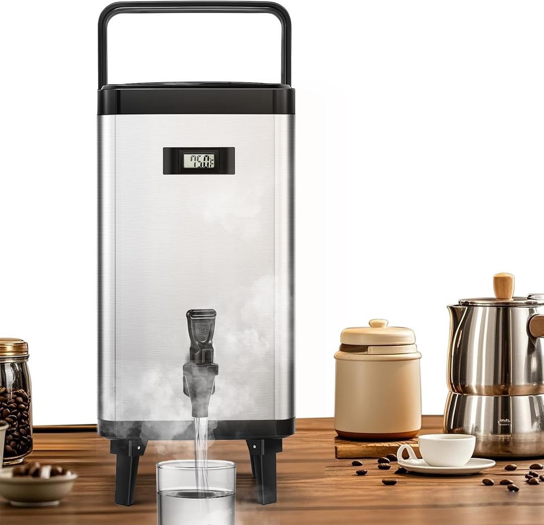 Insulated Beverage Dispenser Keep Hot & Cold Urn 12 L/3.2 Gallon Drink Dispenser with Spigot for Tea Coffee Juice Iced Drink