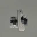 TEREX LUXURY French Cleat Hanger Heavy Duty, Aluminum Z Bracket Mounting Kit for Large Mirrors, Wood Frames, Cabinets, Long Wooden Wall Hangar Hardware for Picture Hanging (2Pairs) (6 Inch), Sliver