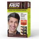 3 x Just for Men Control GX Grey Reducing Shampoo, Gradual Hair Color with Keratin for Stronger Thicker and Healthier Looking Hair, 4 Fl Oz - Pack of 1 (Packaging May Vary)